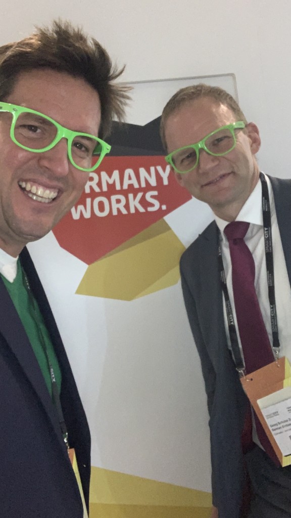 With Georg Schulze Zmkley - Head of Section of Economic Affairs and Science German Embassy Madrid