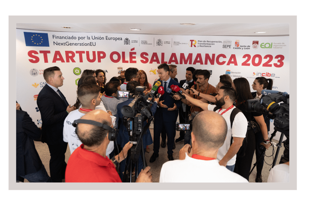 Minister of Industry, Trade, and Tourism, Héctor Gómez at Startup OLÉ 2023