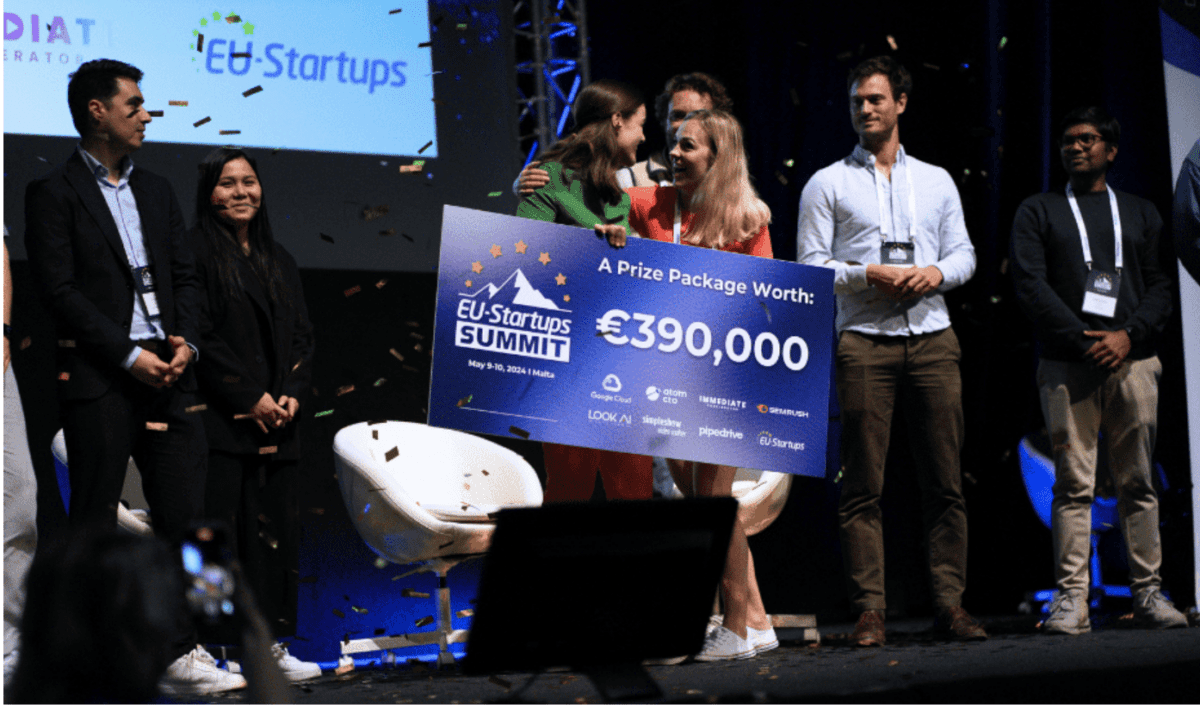Winner Pitching Competition EU-Startups Summiut