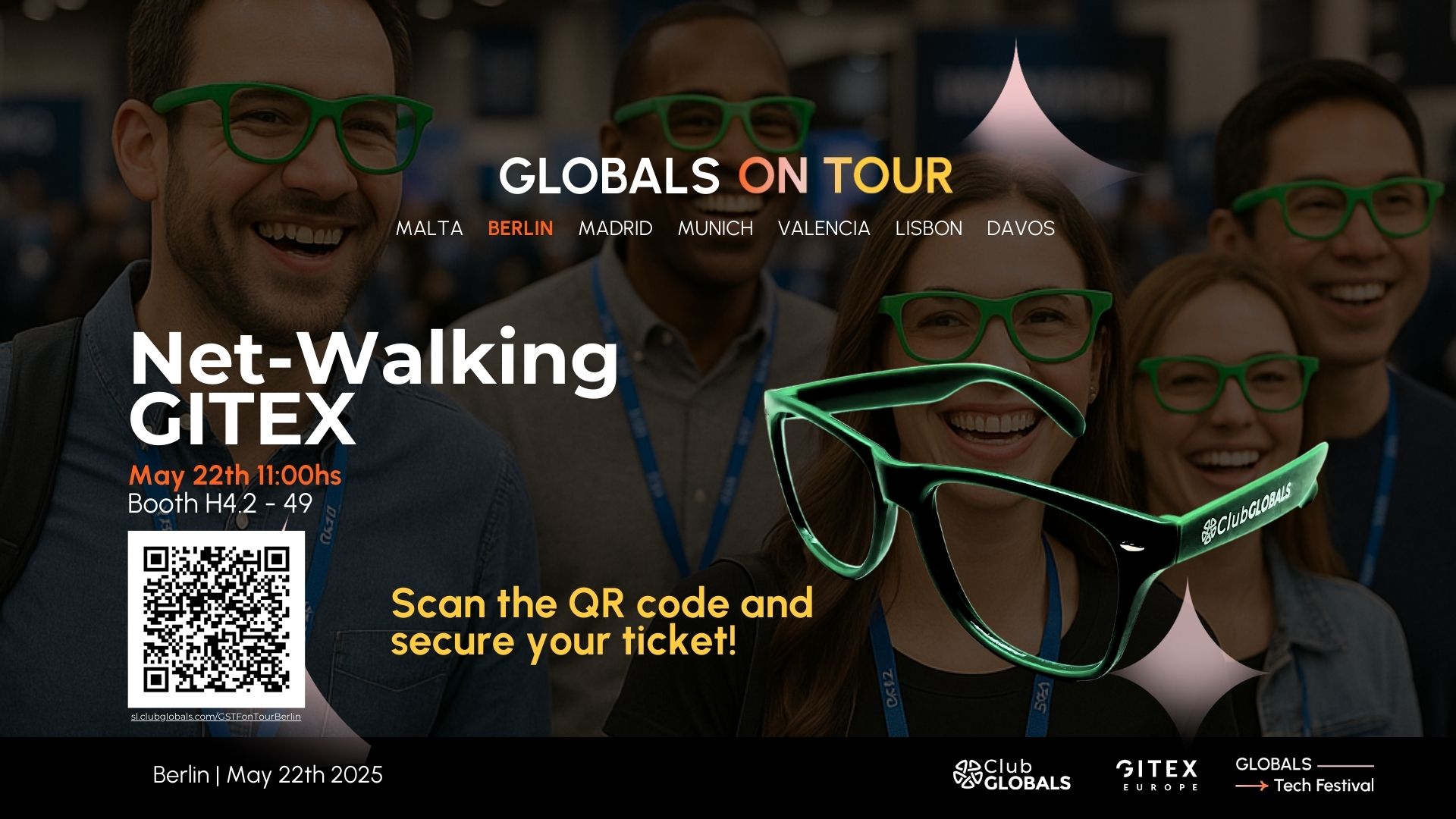 Netwalking Flyer Berlin