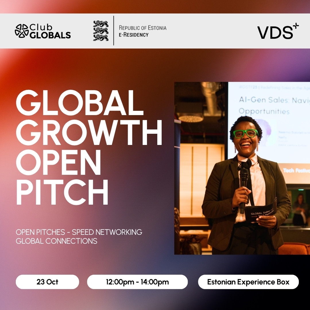 GLOBAL Growth Open Pitch at VDS - Club GLOBALS