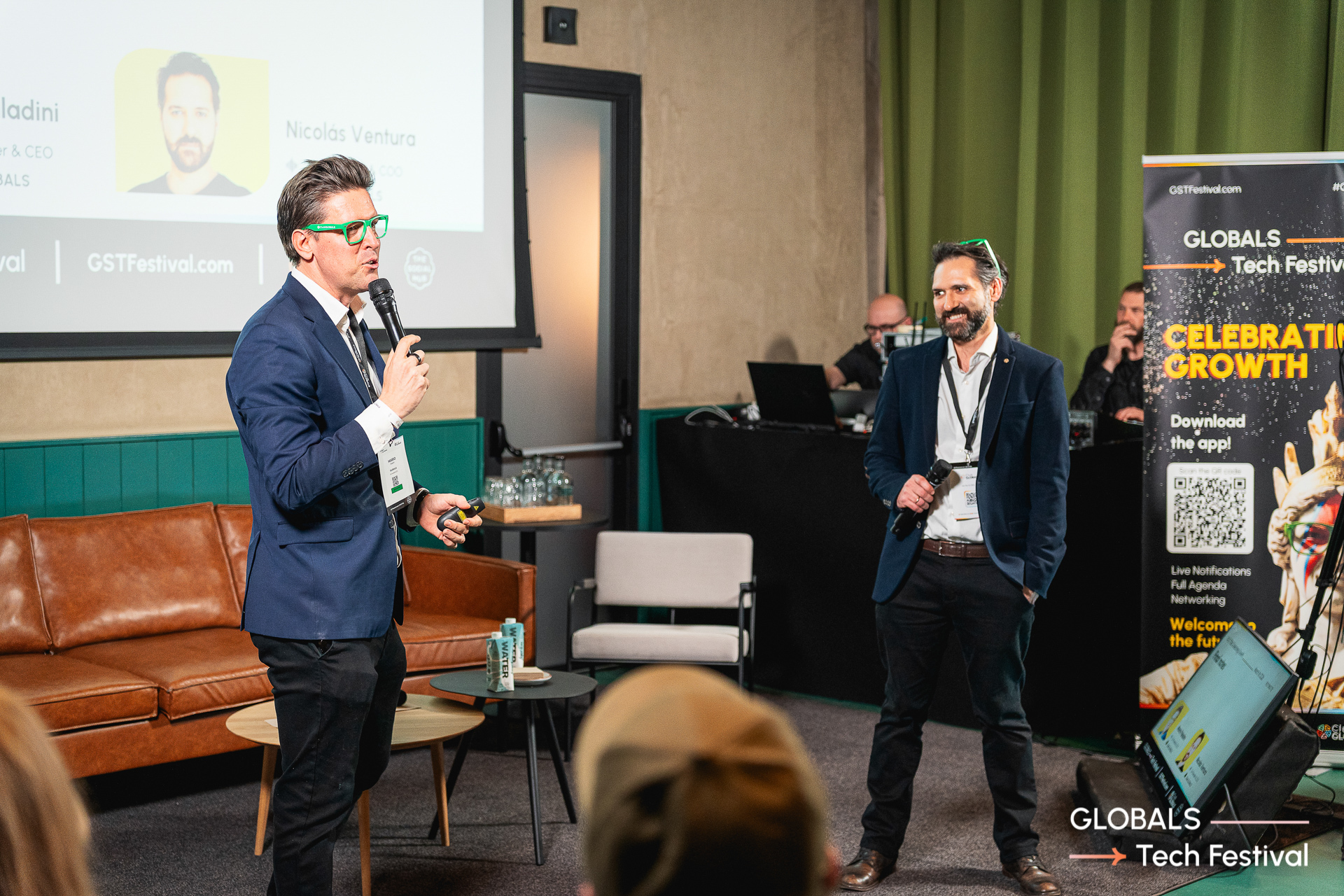 GLOBALS Cofounders Mario Paladini and Nicolas Ventura at GSTF26