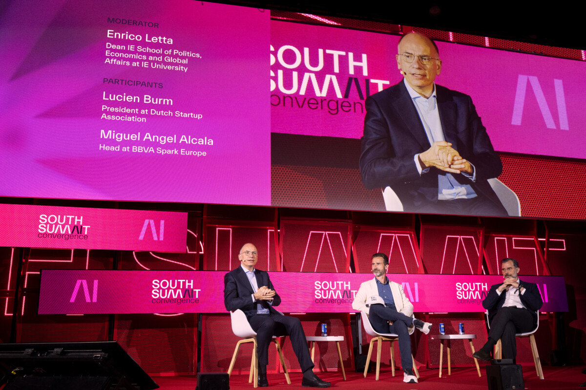 Enrico Letta at South Summit Madrid 2026. Photo by South Summit 2026